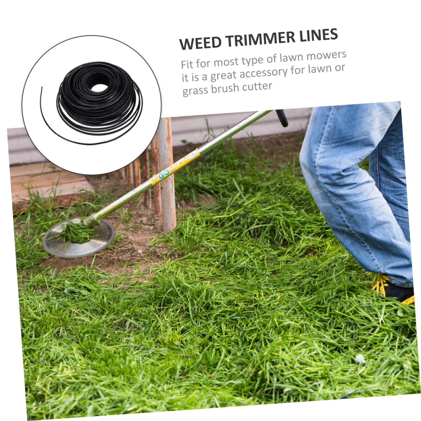 Abaodam Accesorios para Línea De Corte Hilo para Desbrozadora De Jardín Hilo Resistente para Desbrozadora para Cortacésped para Uso Jardín