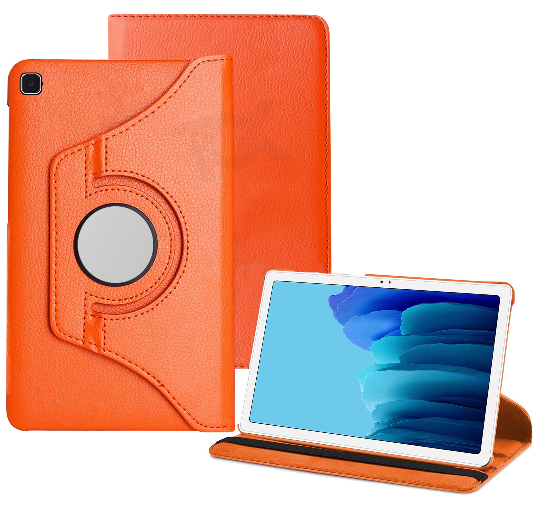 TGK Rotating Cover Case for Samsung Galaxy Tab A7 10.4 inch SM-T500/T505/T507 (Orange) (B09HC9JLN2) Amazon Price History, Amazon Price Tracker