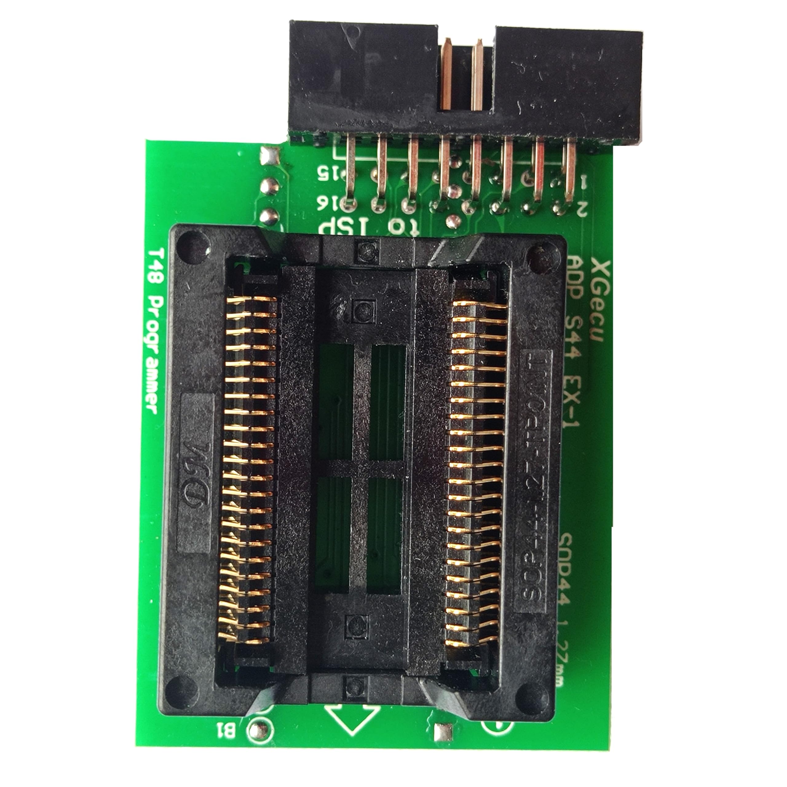 ICTOLTOL SOP44 Adapter ADP_S44_EX-1 1.27mm Special Socket for PSOP44/SOP44/SOIC44 ICS only use on xgecu T48 eprom Programmer