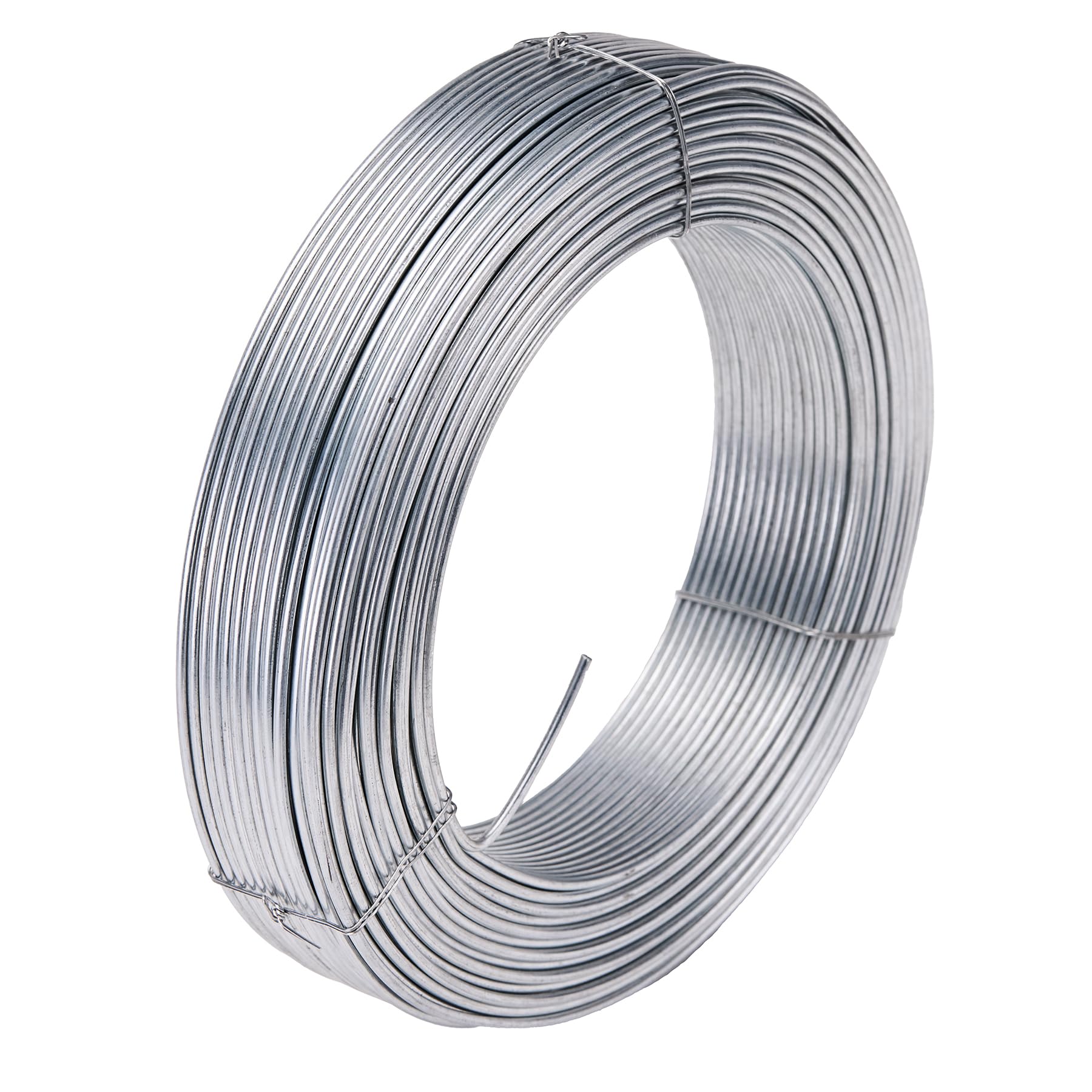 Tendine A Vetro Cravatte Per Recinzione Zincate EZ Twist 1 5/8" X 9 Gauge - Preformate, Confezione Da 100 Cravatte Acciaio Zincato 9 Gauge - Foto 3