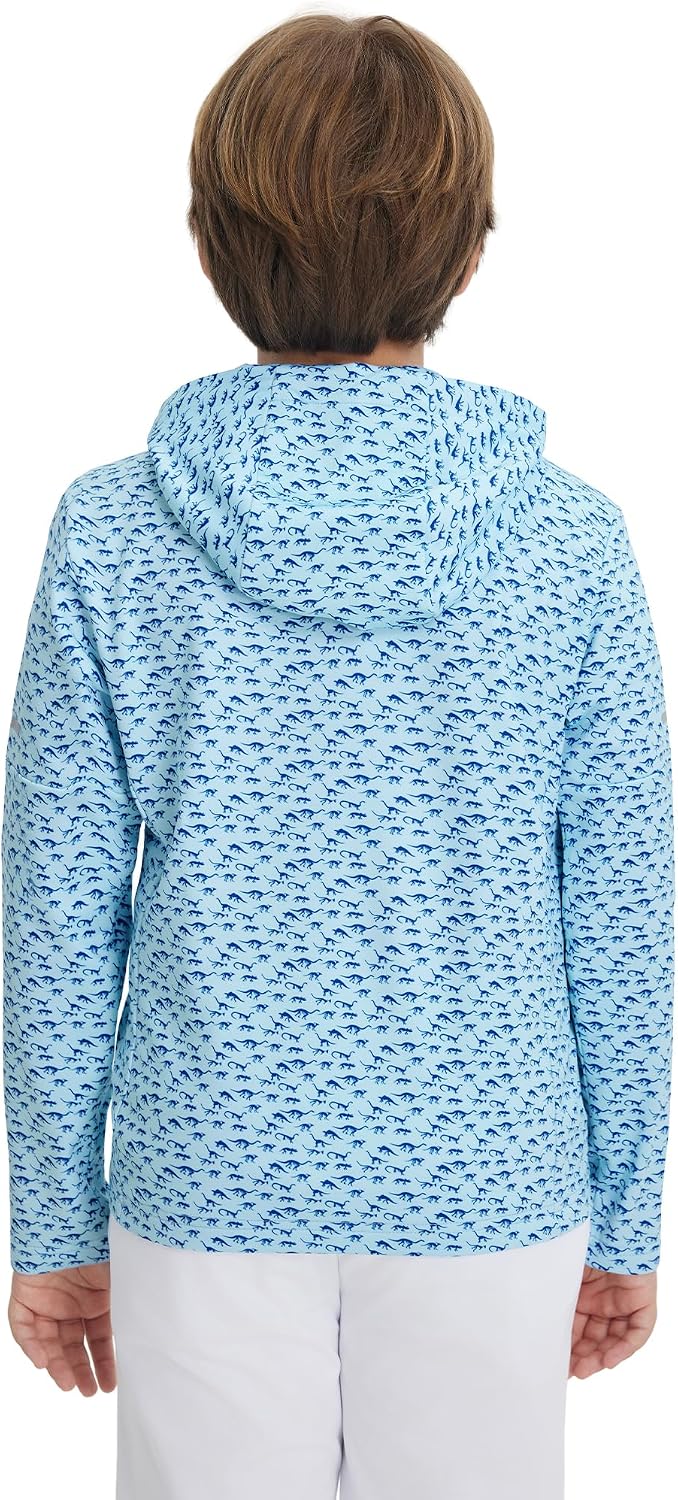 M MAELREG Hoodies Golf Fleece Print Performance Dry Fit Lightweight Athletic Casual Pockets Hooded Pullover Sweatshirts