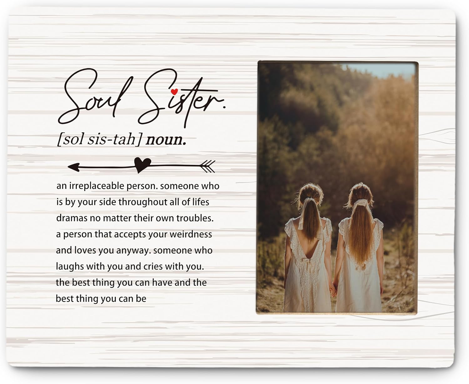 Amazon.com - QGFM Soul Sister Gifts for Women Picture Frame - Soul ...