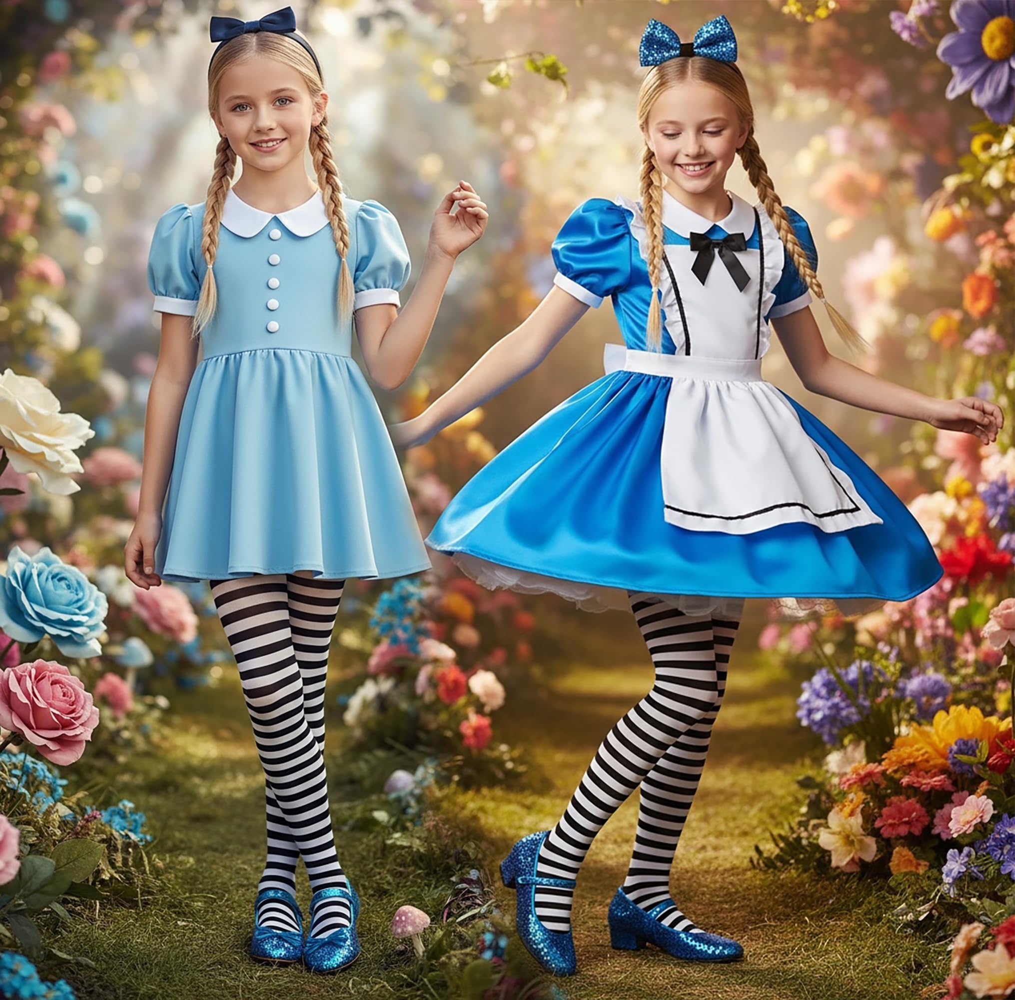 ToBeInStyle Girl's Girls Striped Tights