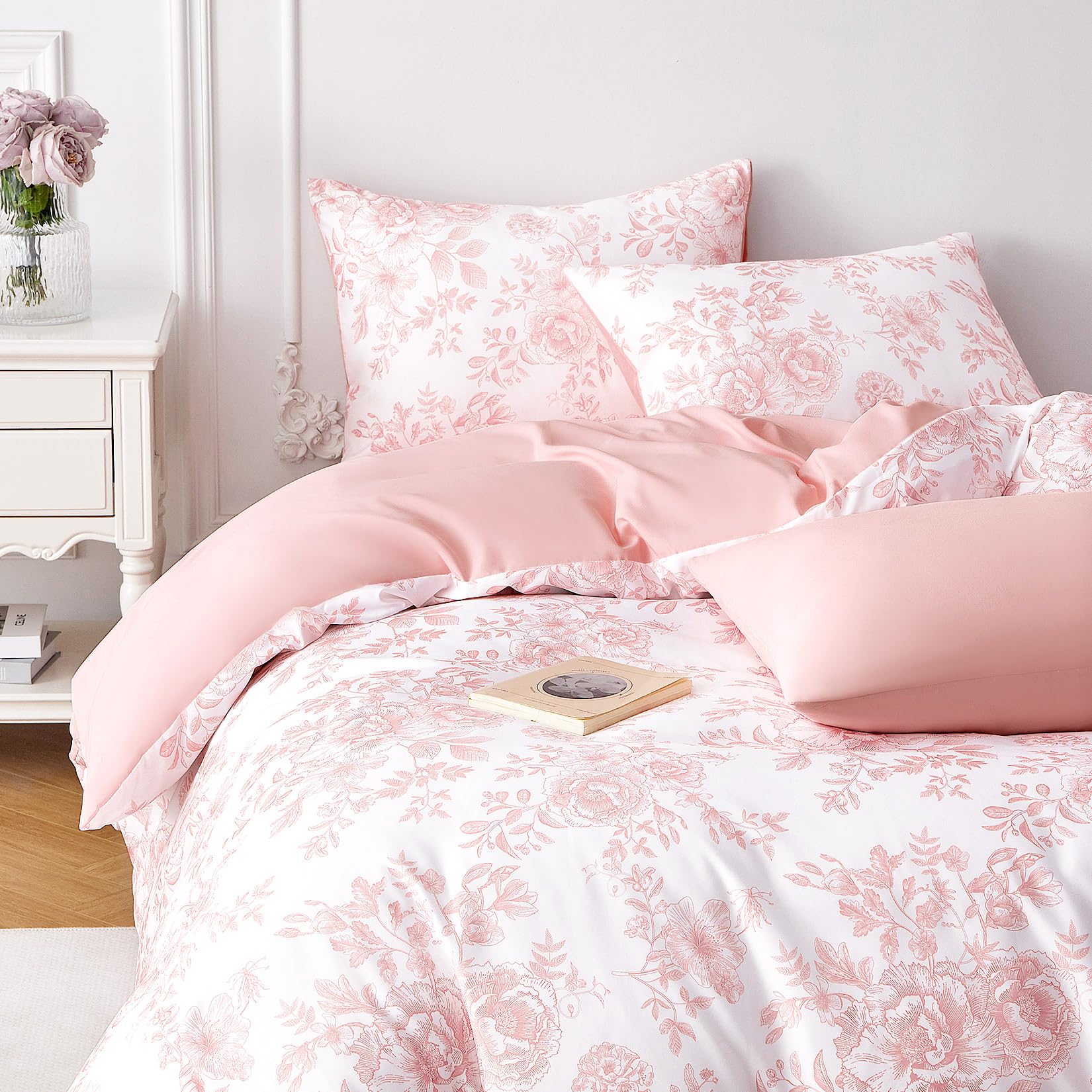 Wake In Cloud Floral Comforter Set - Cottagecore Style -5