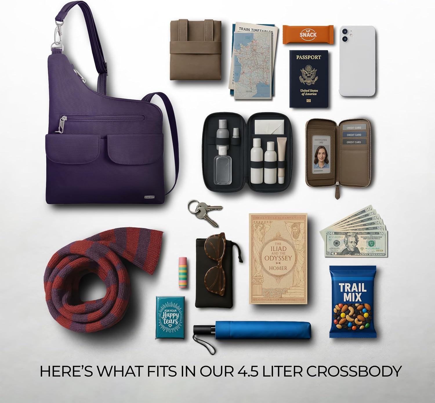 Travelon Anti-Theft Classic Crossbody Bag
