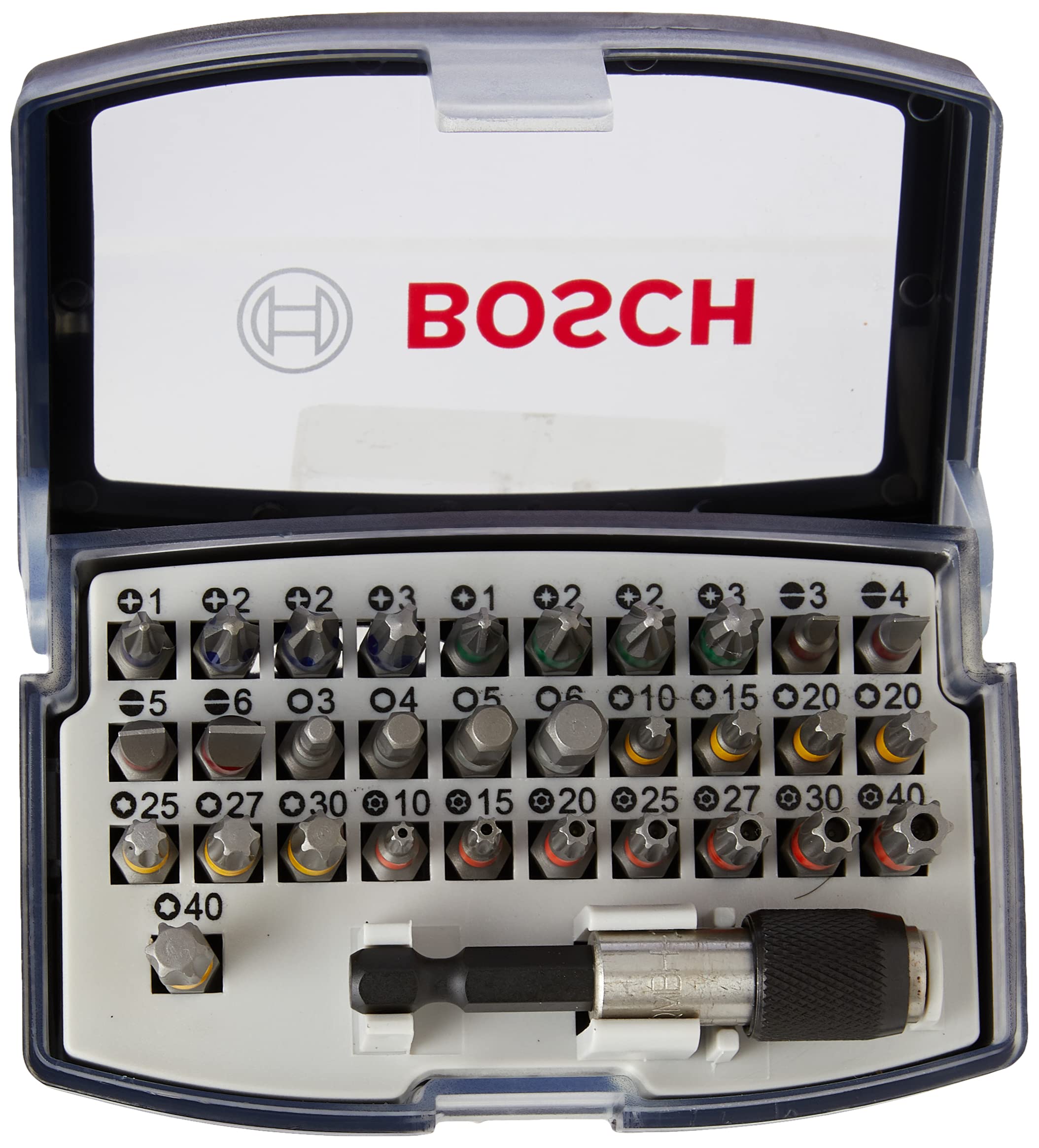 Bosch 2607017319 Professional 32Piece Screwdriver Bit Set (Extra Hard