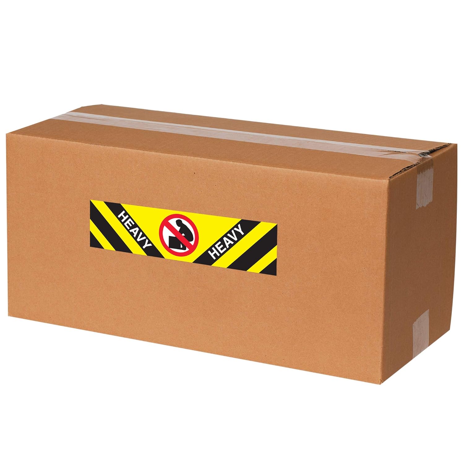 Tape Logic Aviditi Tape Logic 2" x 8","Heavy" Multiple Warning Sticker, for Shipping, Handling, Packing, and Moving (1 Roll of 500 Labels)