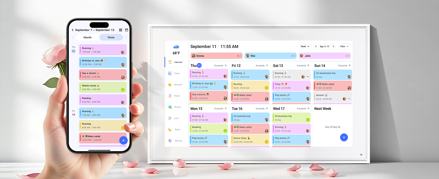 Amazon.com: BQQJDD 15.6 Inch Digital Calendar Wall