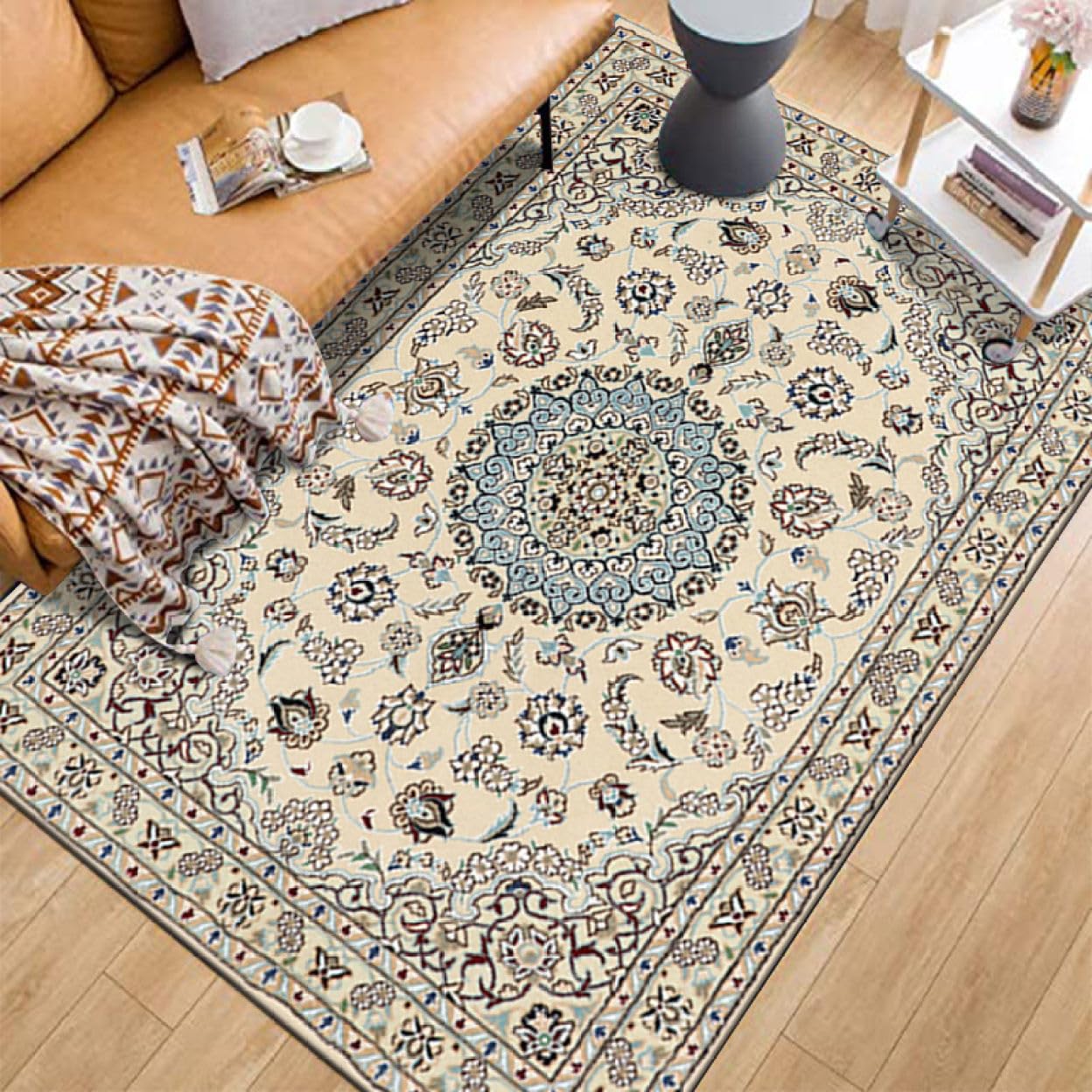 Amazon｜[YXSNG] ペルシャ絨毯 じゅうたん 北欧風 アンティーク 絨毯  