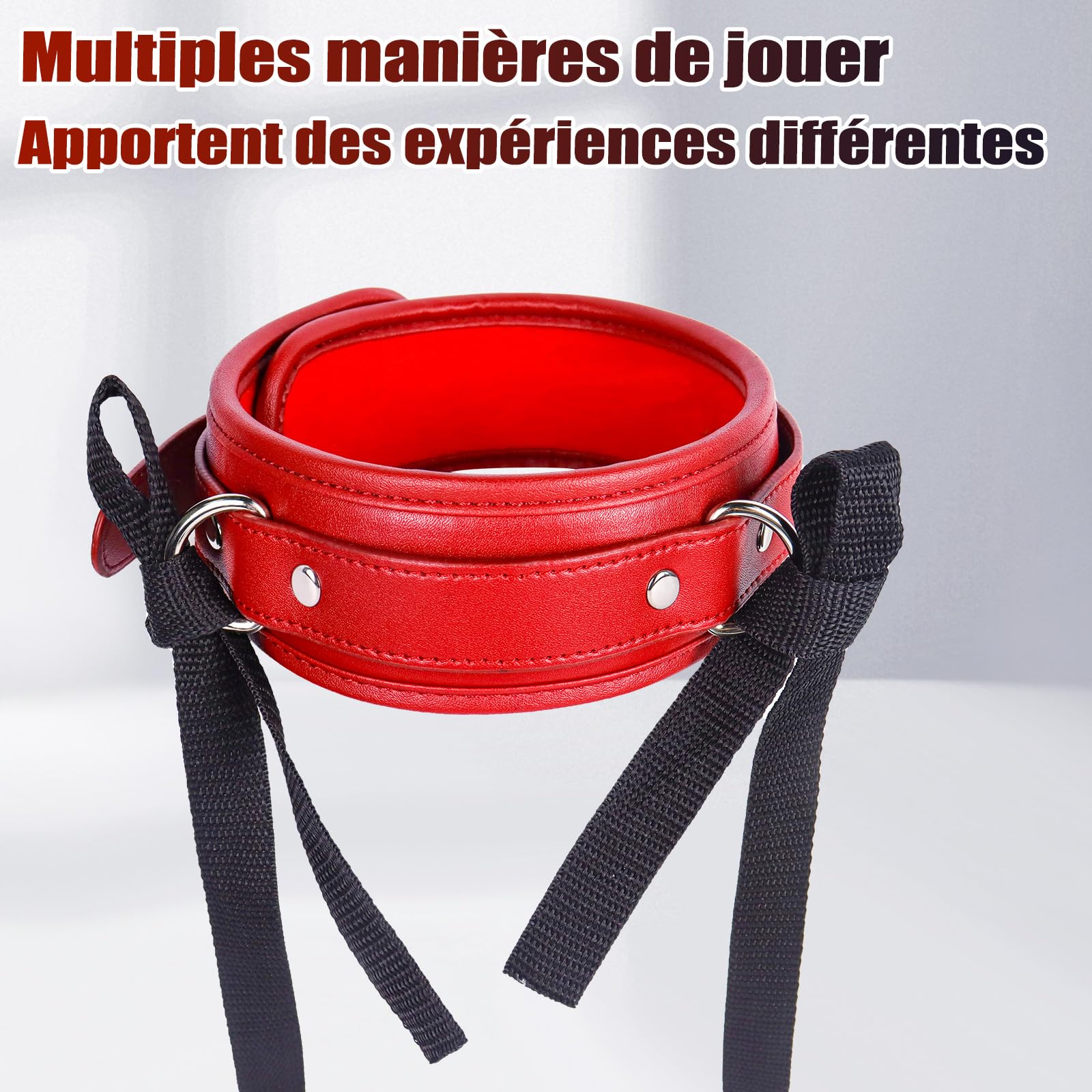Sex Toýs Couple Femme BDSM Kits de Bondage avec Métal Crochet Anal, Sexy Érotique Collier Plug Anal Sex toys, Accessoires Hard SM - Jouets Sexuels Extrême Fétiche Esclave pour Couple