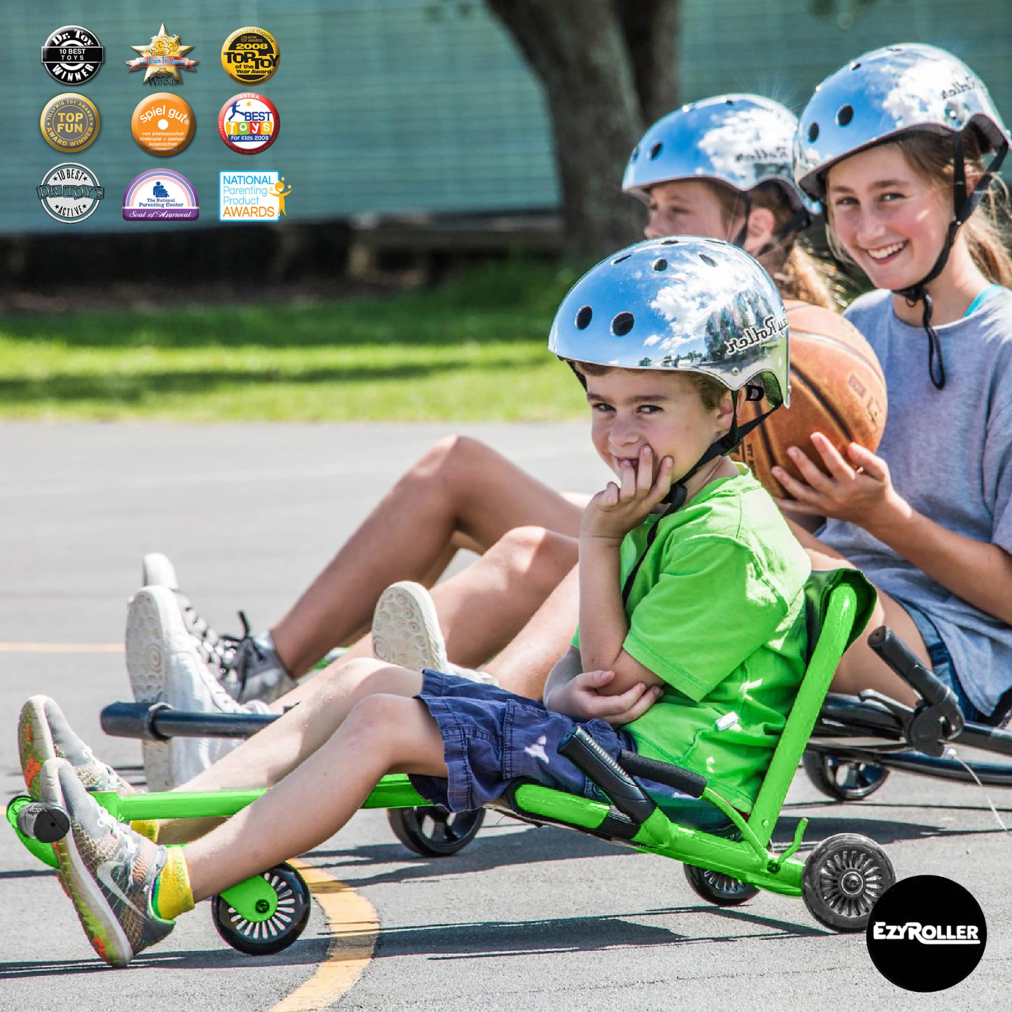 EzyRoller- Clásico Patinete para niños (EZR1LG), ruedas de 100 milimetros