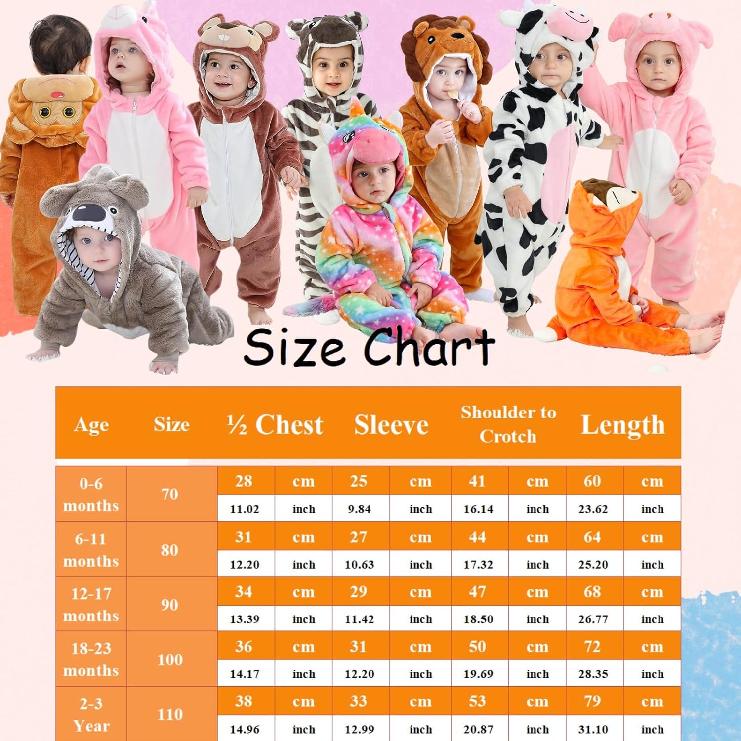 Baby Animal Costume Romper Toddler Boys & Girls Role-Playing O... - view 7