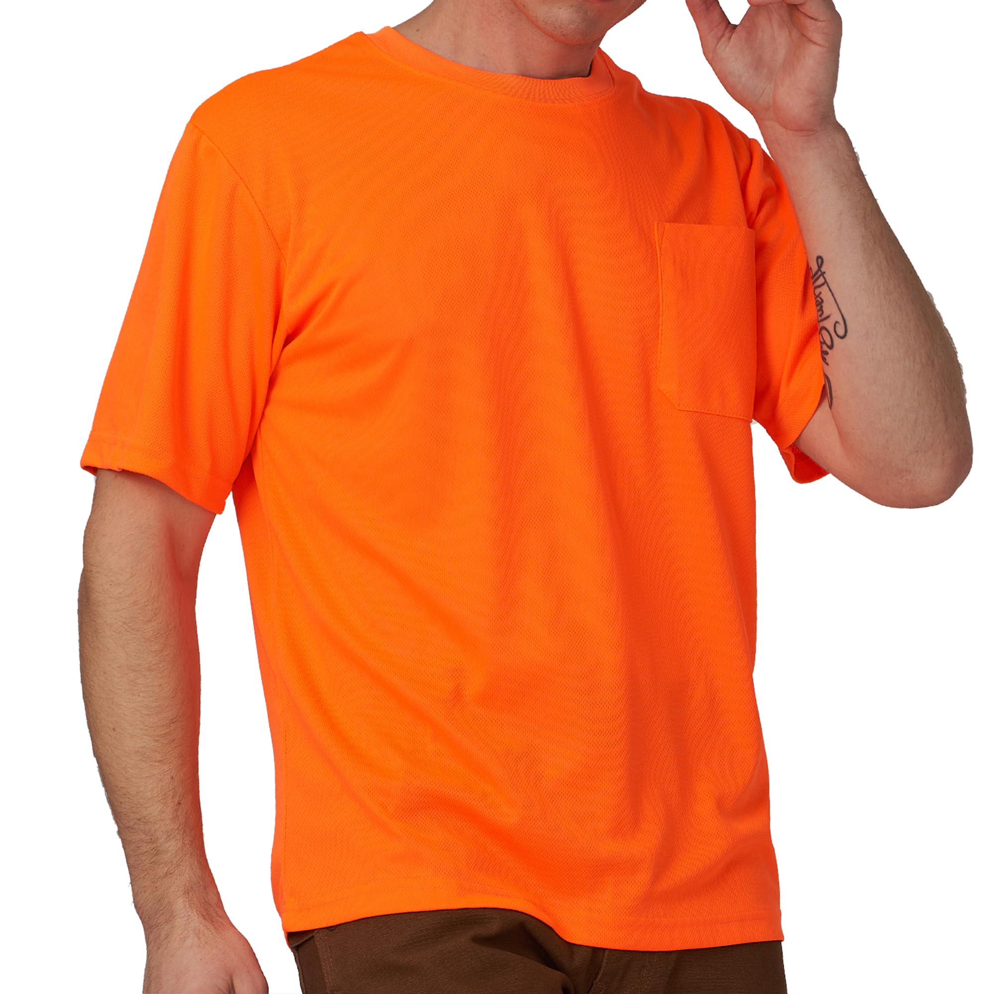 A-SAFETY High Visibility Safety Customize Logo Long Sleev T-Shirt (XS-6XL)