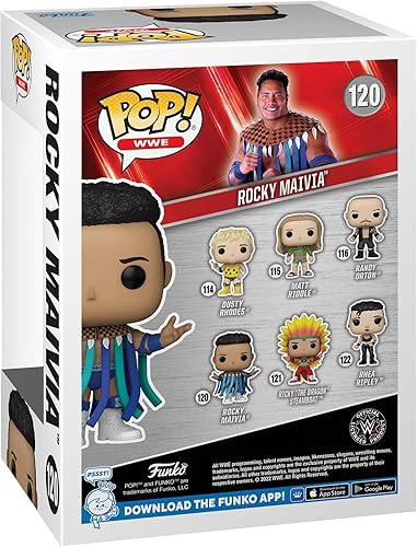 Miniatura 3 de Funko Pop! WWE: Rocky Maivia - Figura de vinilo coleccionable de Dwayne The Rock Johnson, idea de regalo, producto oficial, para niños y adultos,