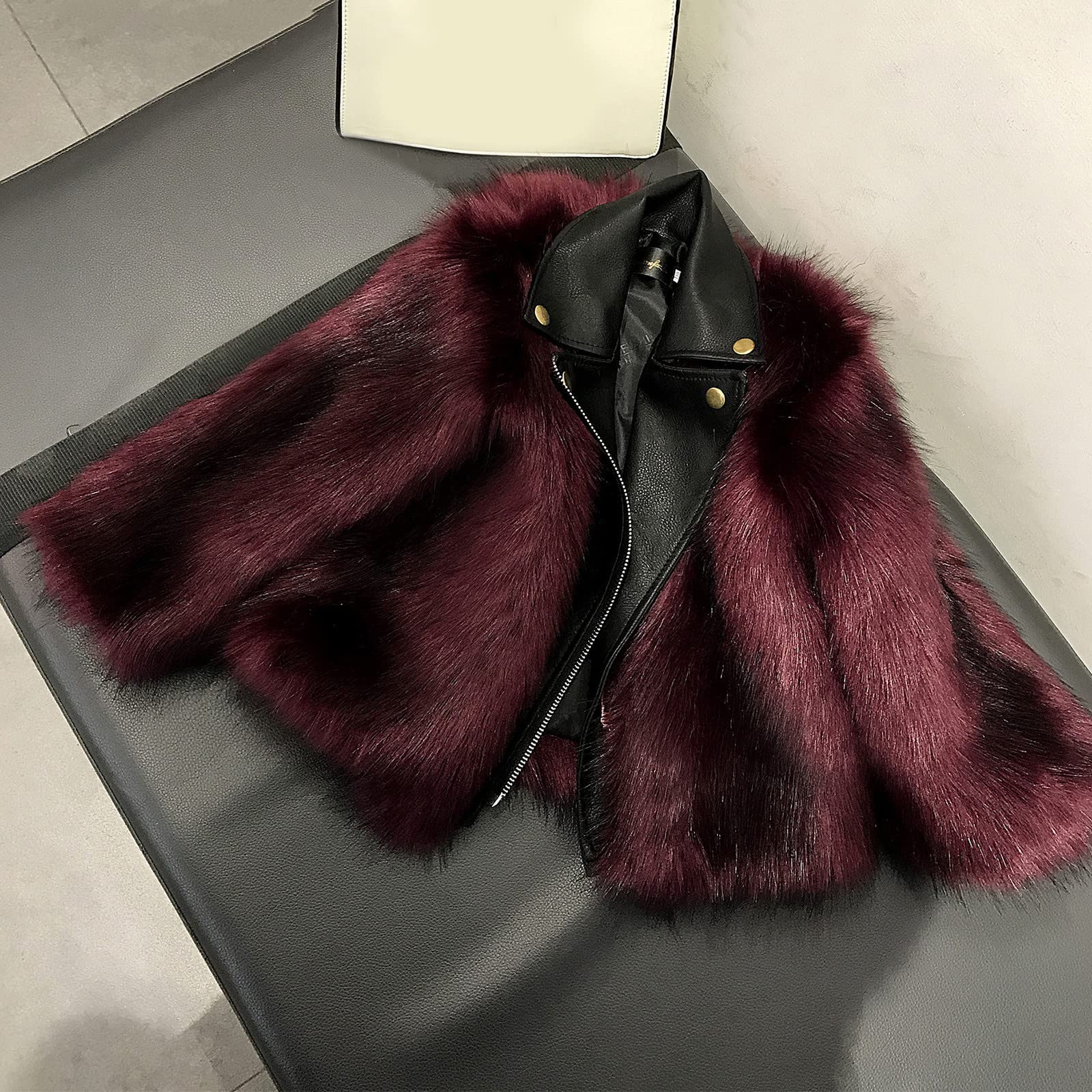 Generisch Cappotto Inverno Antivento Addensare Cappotto Giacca Bambino Caldo Pile Pomello Cap