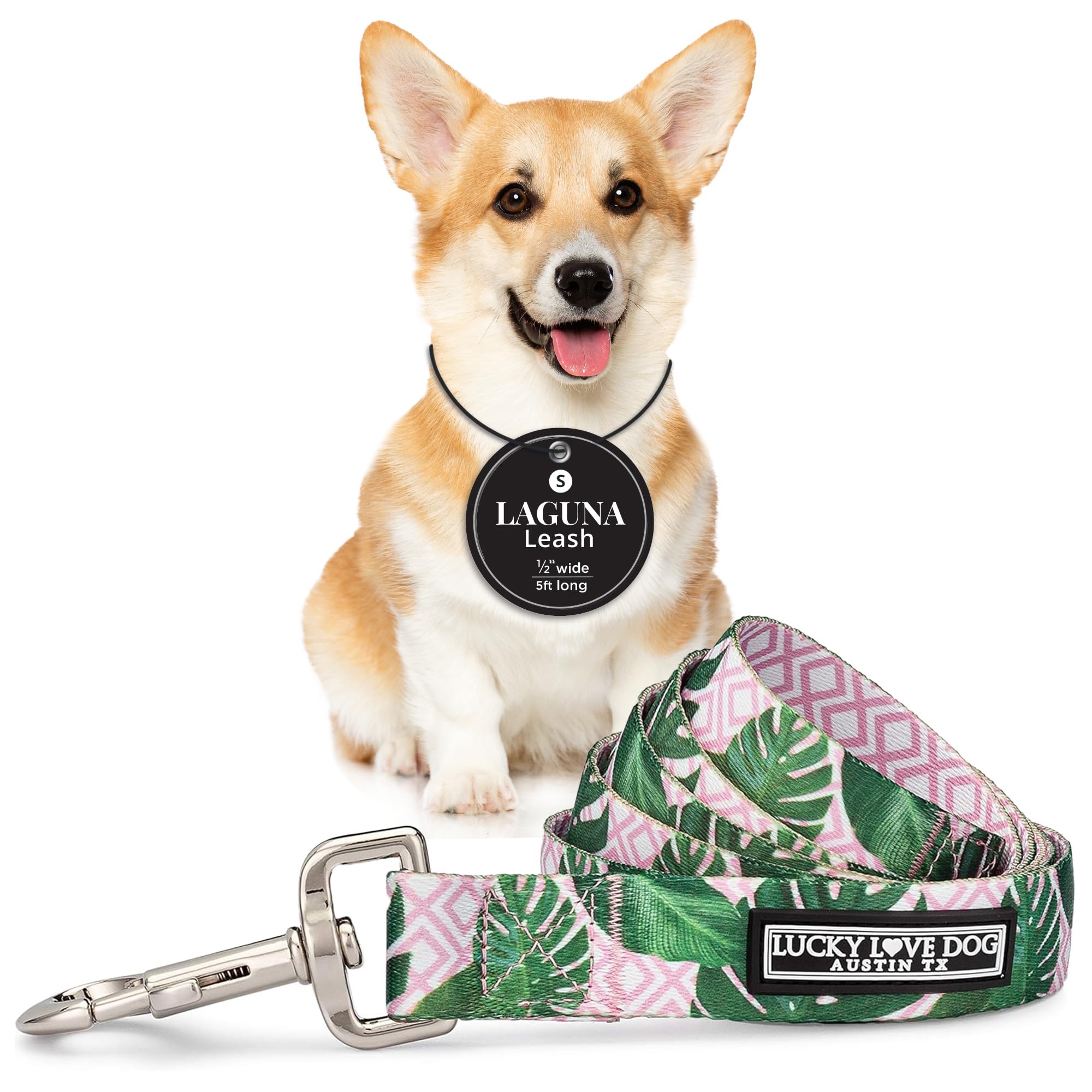 Laisse chien confortable Lucky Love Dog Laguna S anti irritation