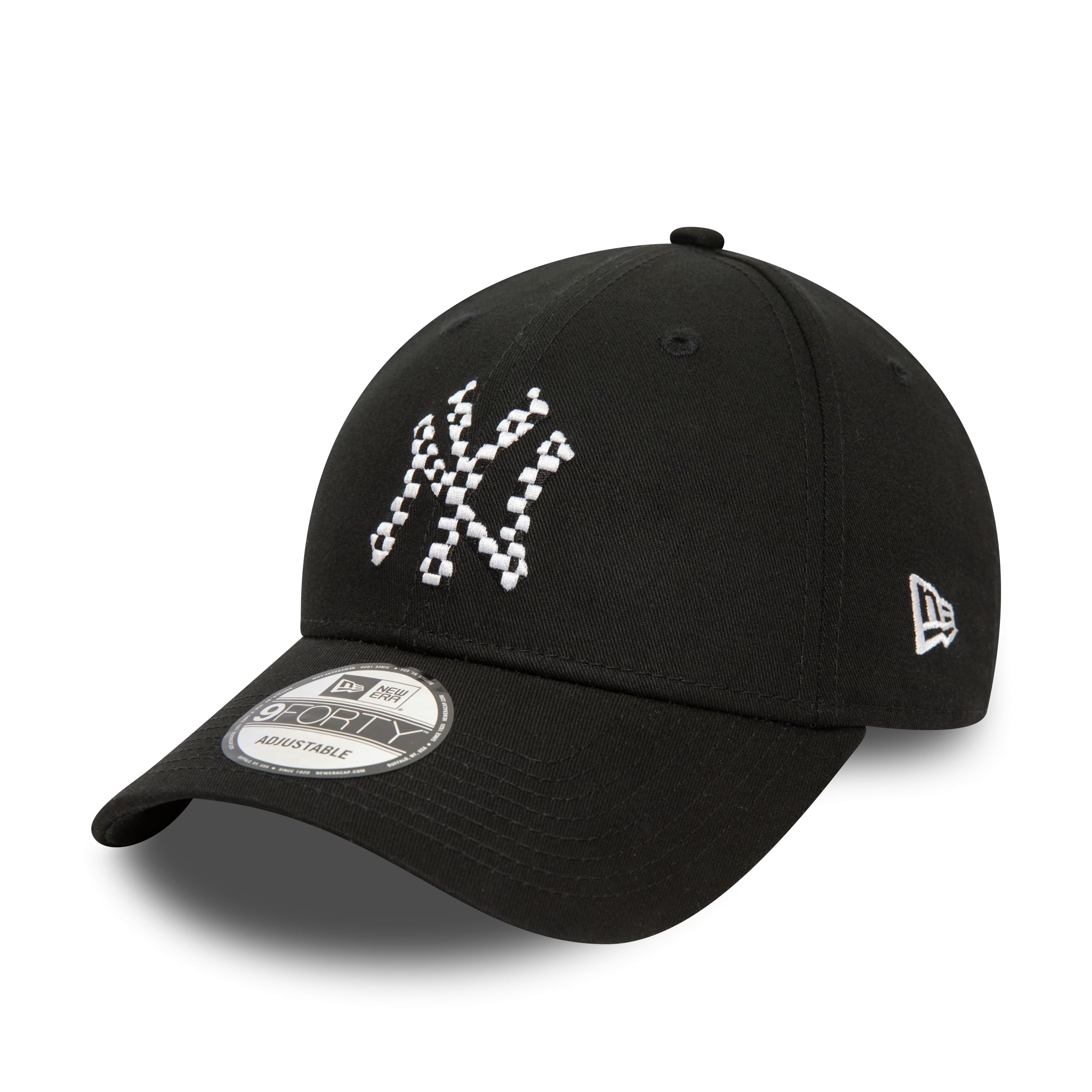 New Era Adult's 9Forty Seasonal Infill MLB New York Yankees Baseball Cap Hat Black