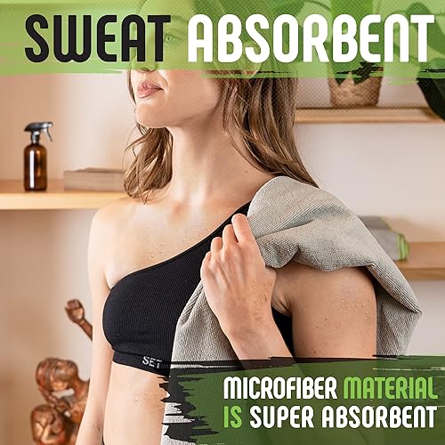 Miniatura 4 de Gradient Fitness Toalla de yoga para la esterilla de yoga, toalla de yoga caliente antideslizante, toalla de yoga Manduka, Toalla de esterilla de