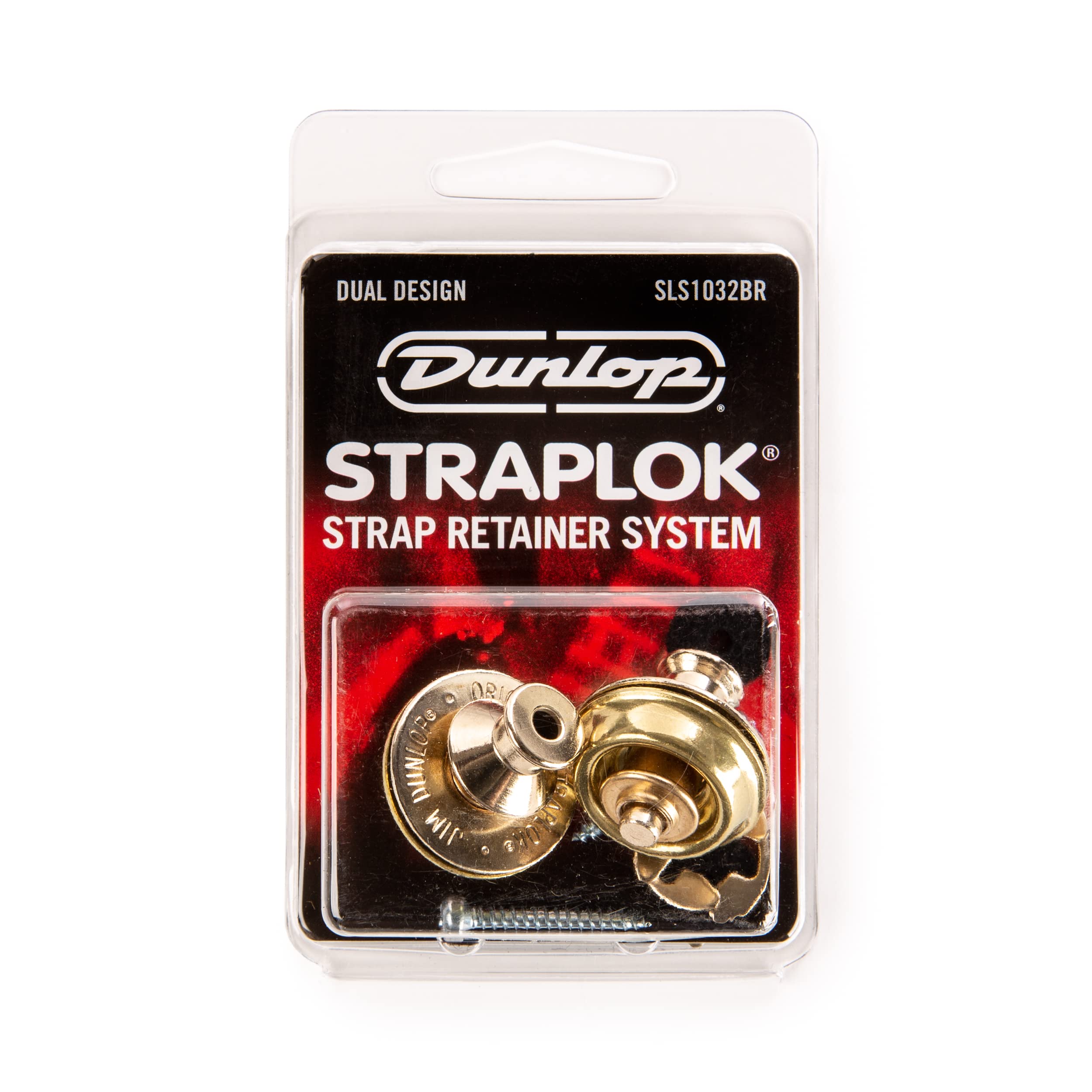 Jim Dunlop Straplok Dual - Laiton