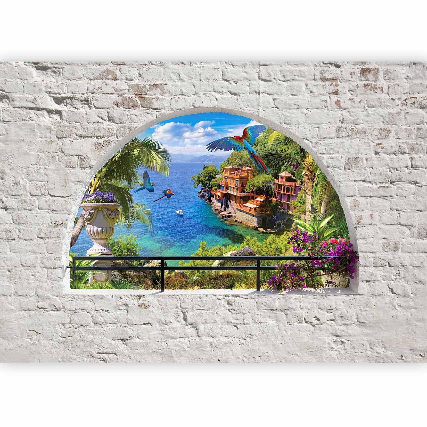 murando Photo Wallpaper 500x 350 cm/196,8" x 137,8" Non-Woven Premium Art Print Fleece Wall Mural Decoration Poster Picture Design Modern Landscape sea Nature c-C-0056-a-a — image 1