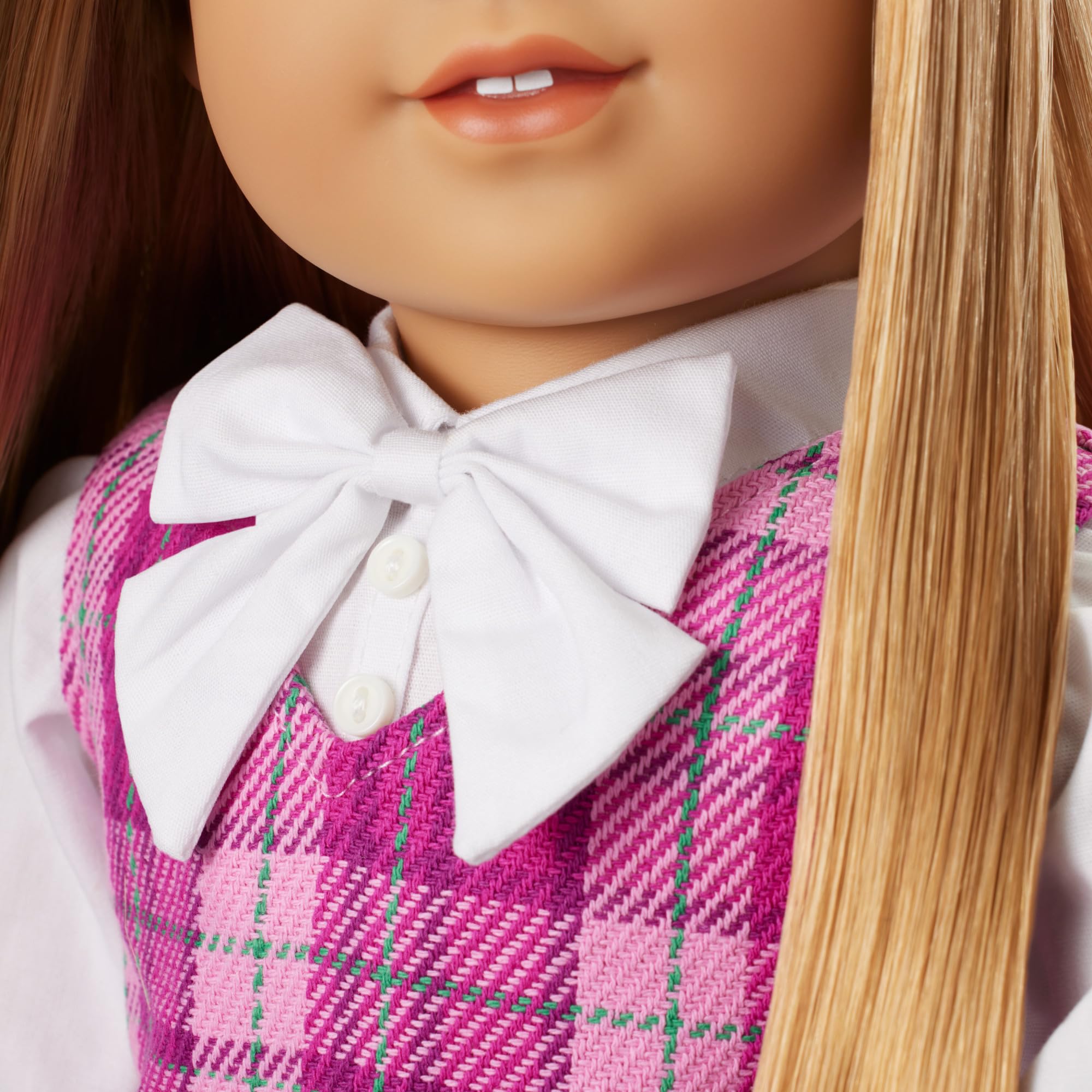 American Girl, Truly Me - Vestito per bambola, 45,7 cm, rosa e preppy, per bambini dai 6 anni in su