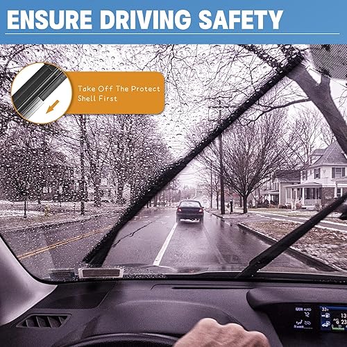 Miniatura 6 de MIKKUPPA Limpiaparabrisas de repuesto para Mercedes-Benz 2013-2016 GL350 GL450, 2012-2015 ML350 ML550 ML63-26 pulgadas23 pulgadas12 pulgadas,