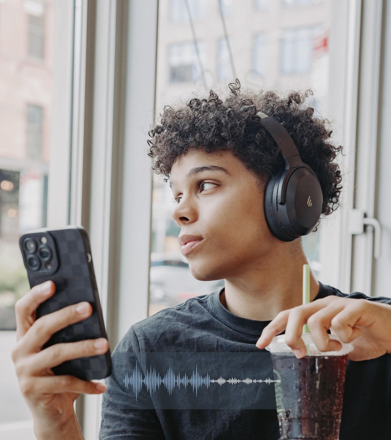 Edifier WH700NB Pro - Cuffie senza fili con cancellazione attiva del rumore da -43 dB, audio Hi-Res, AAC, Bluetooth V5.4, connessione multi-point, chiamate chiare AI, ricarica rapida, pieghevole,