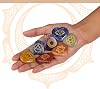 JK Ink Natural Chakra Stones Set and Healing Crystal Kit, Healing Stones and Crystals Set Includes 7 Engraved Chakras for Meditation and Reiki Healing