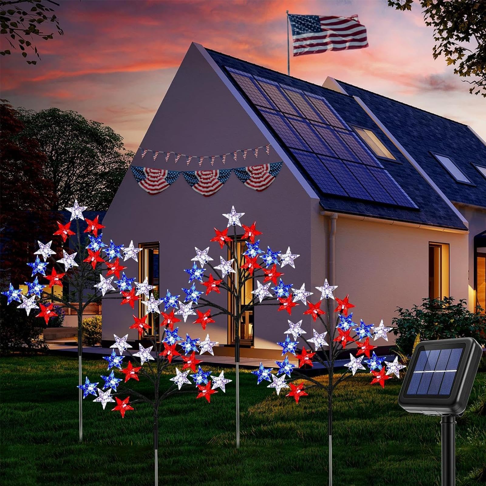 Générique Lampada solare esterna percorso 5 pezzi decorazione impermeabile