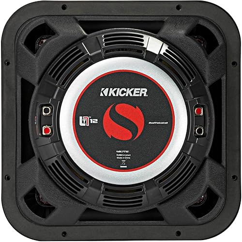 Miniatura 5 de Kicker 46L7T124 L7T L7-Thin Subwoofer de 12 pulgadas (11.8 in), bobina de voz doble, 4 ohmios, 600 vatios