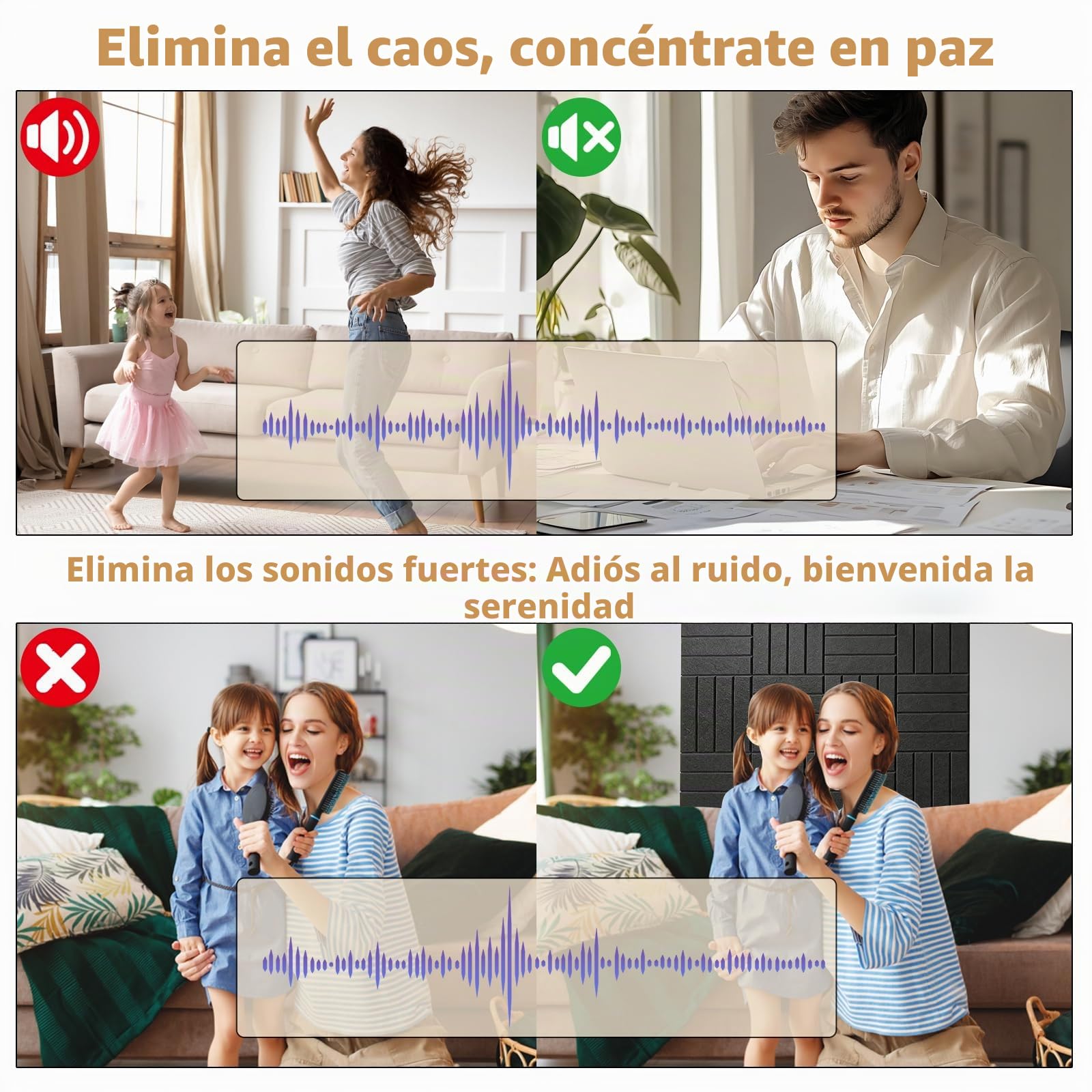 Paneles Acusticos Insonorizacion: 12 Pezzi 30x30x1cm Placas Insonorizadas, Espuma Acustica Autoadhesiva para Paredes, Puertas, Techo, Estudio, Dormitorio, Oficina