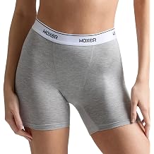 Woxer Womens Baller 5" High Waisted Boy Shorts Underwear Seamless Boxer Briefs, Boyshort Panties, No Show Womens Boxers