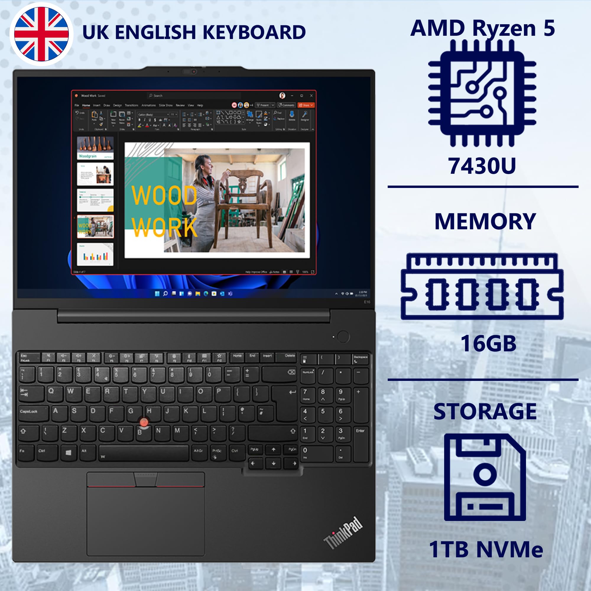 Amazon.com: Oemgenuine Lenovo ThinkPad E16, WUXGA 16