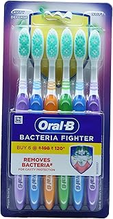 Bacteria Fighter Cavity Defense Soft Assorted Toothbrush (Pack of 6)