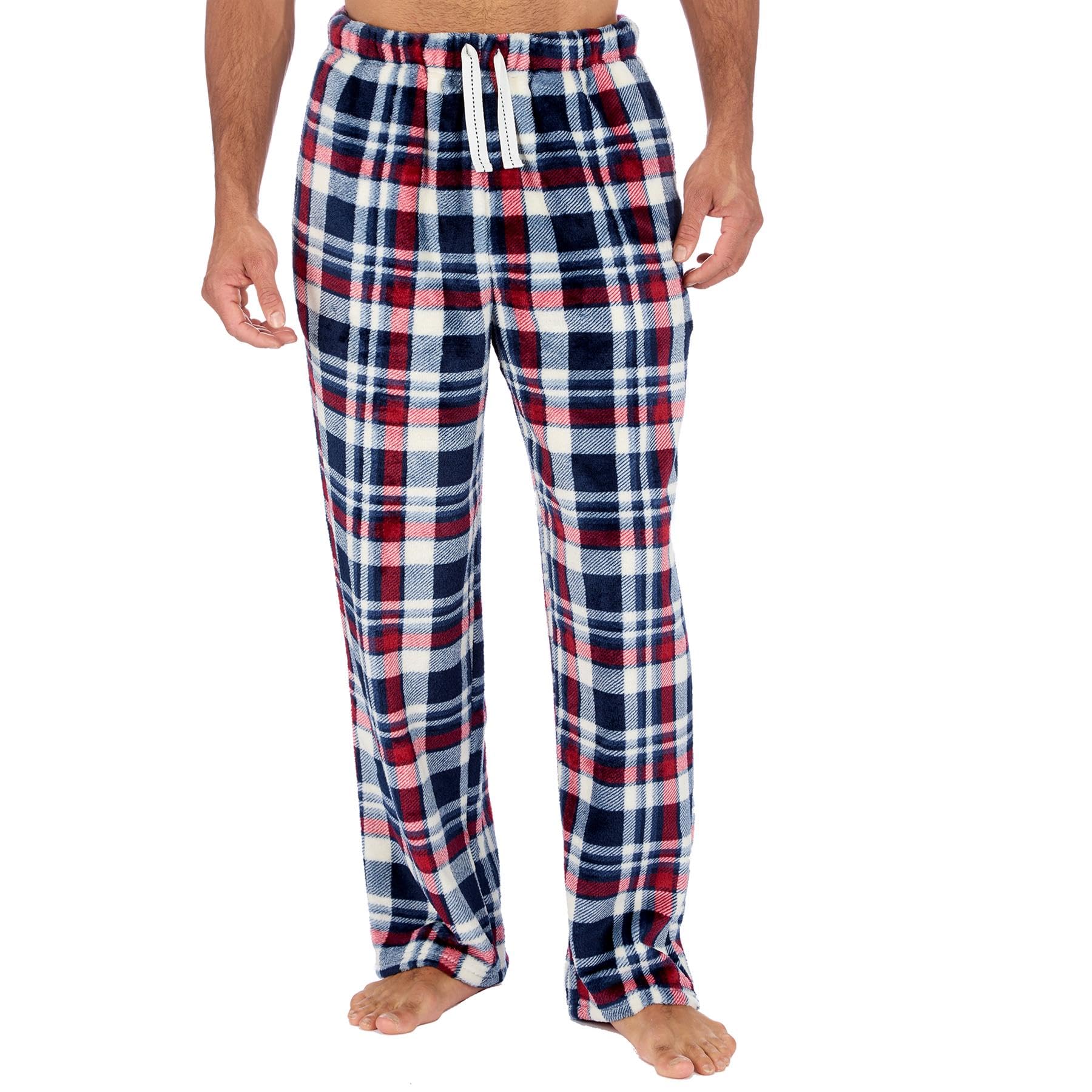 Mens Lounge Pyjama Pants - Warm Nightwear and Cosy Loungewear Pants - Casual and Comfortable for Him - Available in Range of Sizes and Colours
