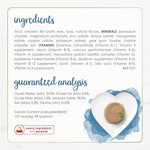 Miniatura 4 de Purina Fancy Feast Paté - Comida húmeda enlatada para gatos adultos, Paté Natural Gourmet