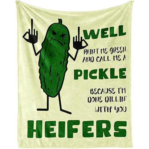 Pickle Throw Blanket, 80