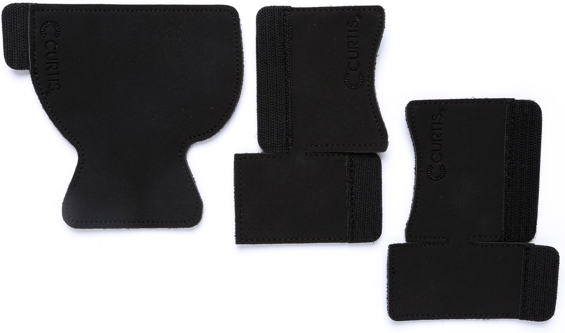 Trombone Hand and Neck guard - Black buckskin