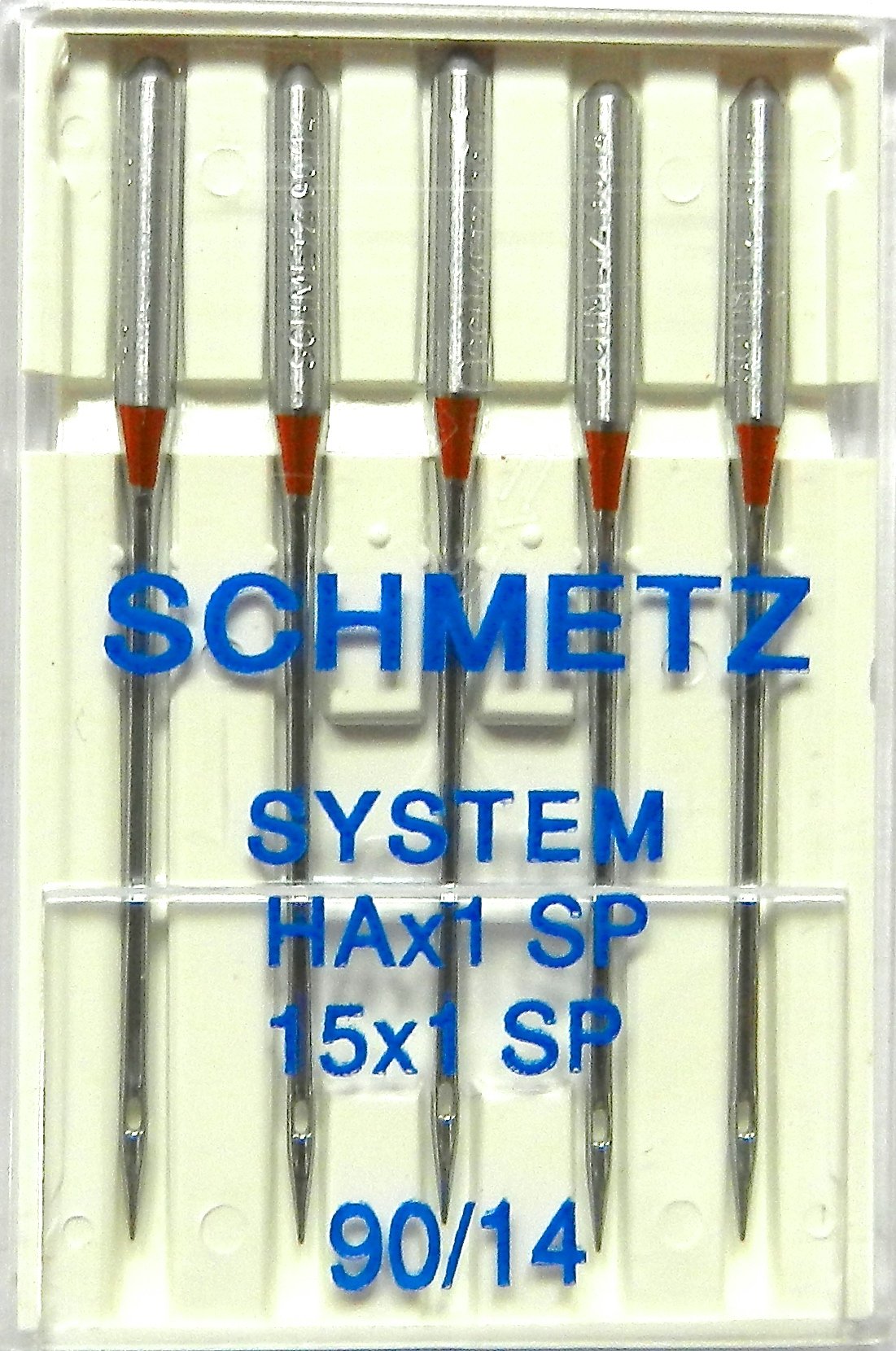 Schmetz HA x 1 SP 15 x 1 SP Special Super Stretch Sewing Machine Needles 90 Pcs. -