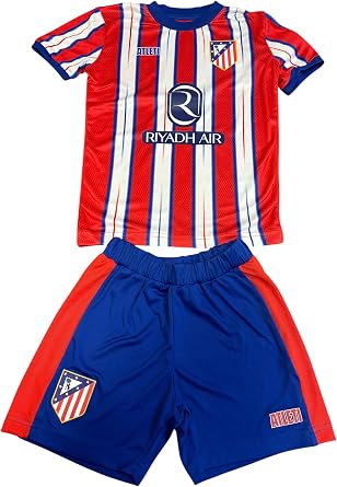ATMadrid Home Jersey 24/25 Season Official ATMadrid Football Jersey Soft Comfortable Fabric Adult