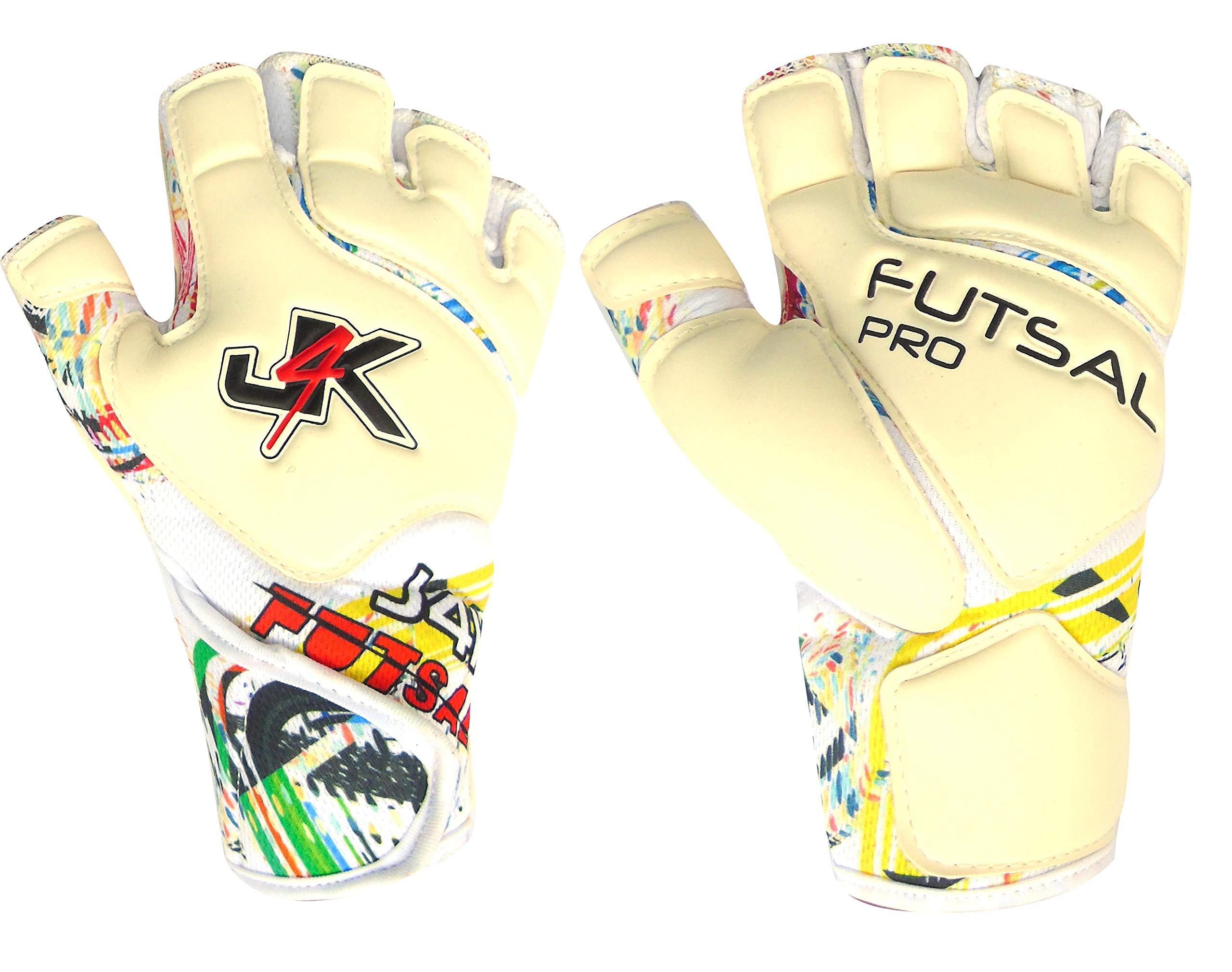 J4K Futsal Genesis Goalkeeper, Goalie, Keeper, Gloves Size 6