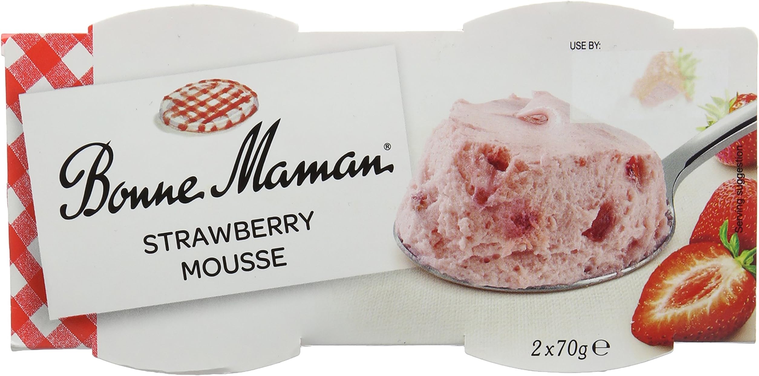 Bonne Maman Strawberry Mousse, 140 g