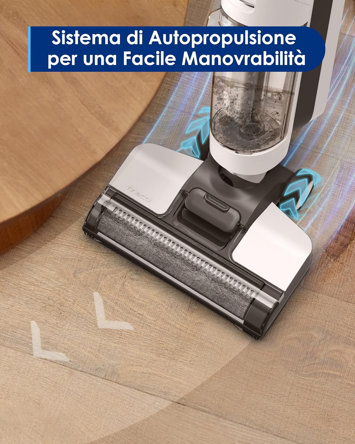 Tineco iFloor 3 Breeze Plus Aspirapolvere Senza Fili per Secco e Umido, Lavapavimenti e Mocio per Pulizia Leggera in un Solo Passaggio per Pavimenti Dur Tineco iFloor 3 Breeze Plus Aspirapolvere Senza Fili per Secco e Umido, Lavapavimenti e Mocio per Pulizia Leggera in un Solo Passaggio per Pavimenti Dur