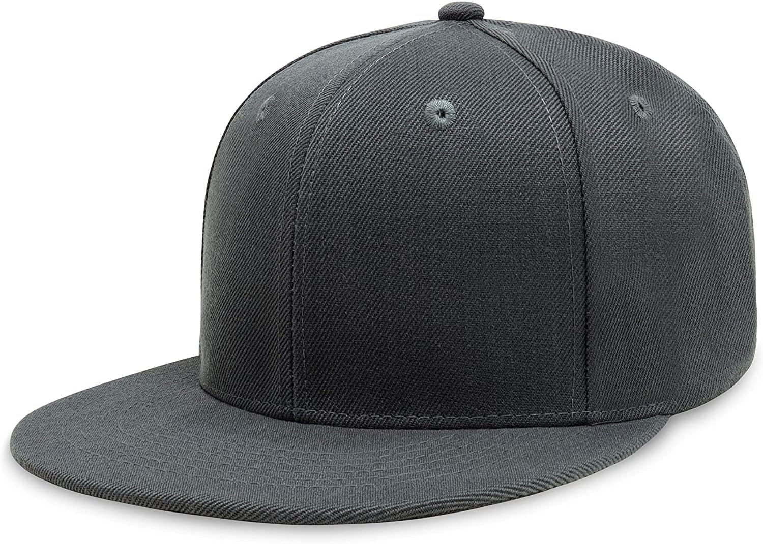 Men's Classic Flat Brim Hip-Hop Adjustable Snapback Cap