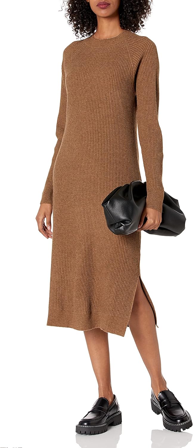 The Drop Women's Renata Rib Midi Dress - Image 3