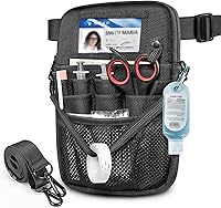 Vista 9 de Riñonera para Enfermera con Soporte para Cinta, SITHON Riñonera de Cinturón con Bolsillo de Equipo Médico de Múltiples Compartimentos Bolsa