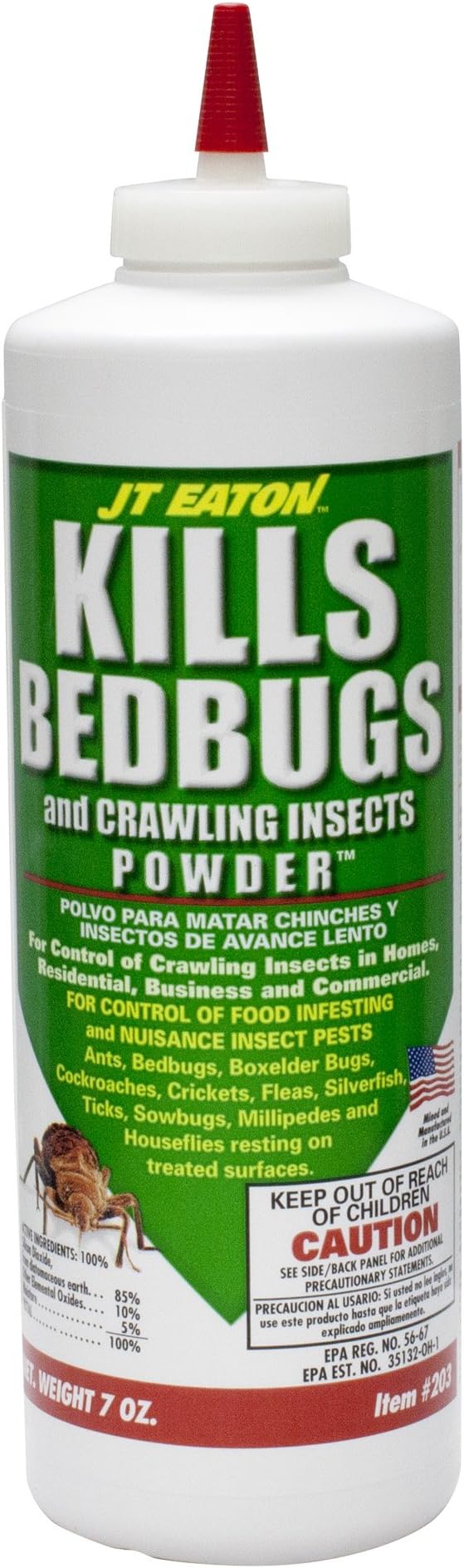 JT EatonTM Kills Bedbugs Powder