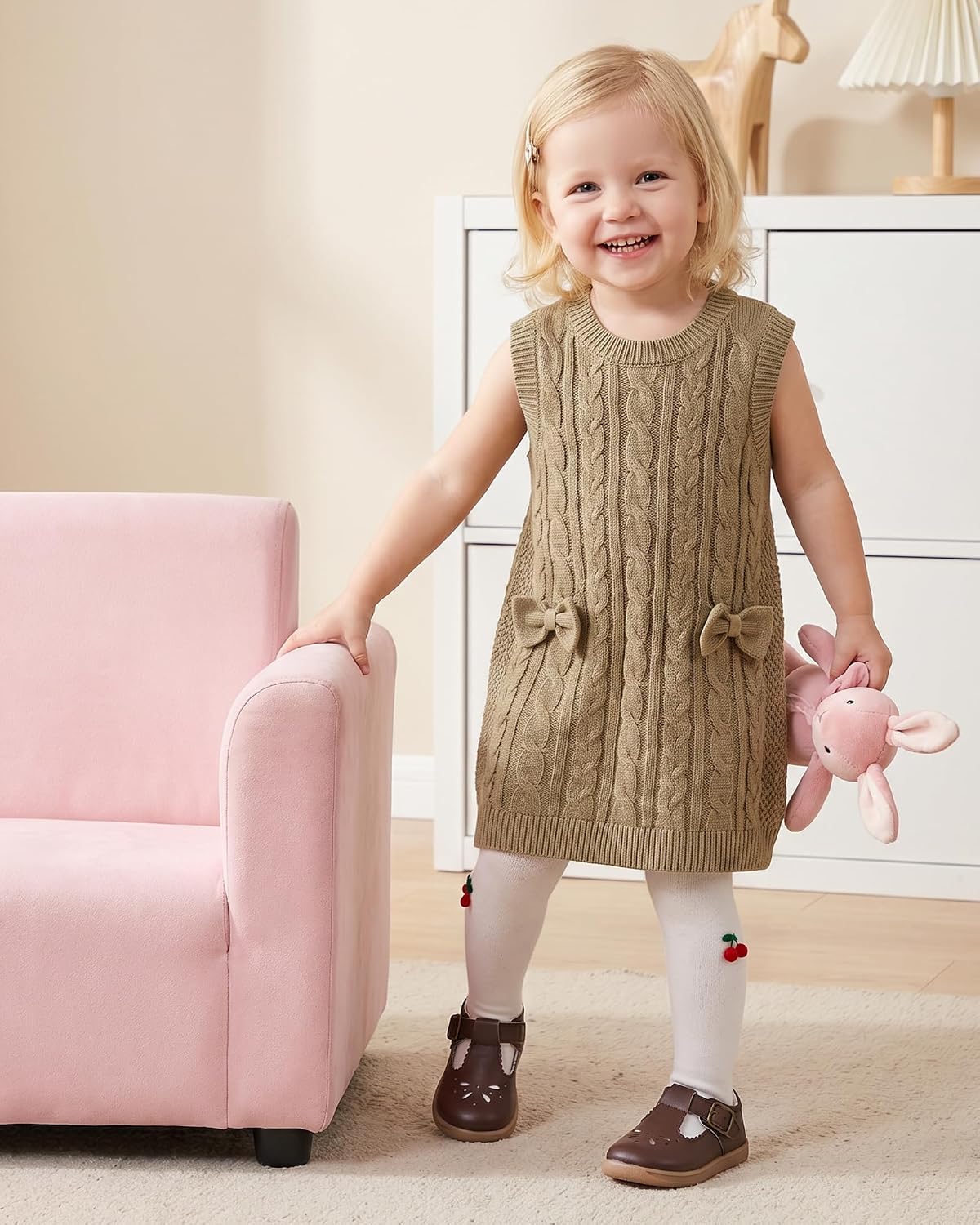 Wide Toddler Mary Jane Dress Shoes Zero Drop Barefoot Toddler Girls Ballet Flats for Party School Uniform Birthday