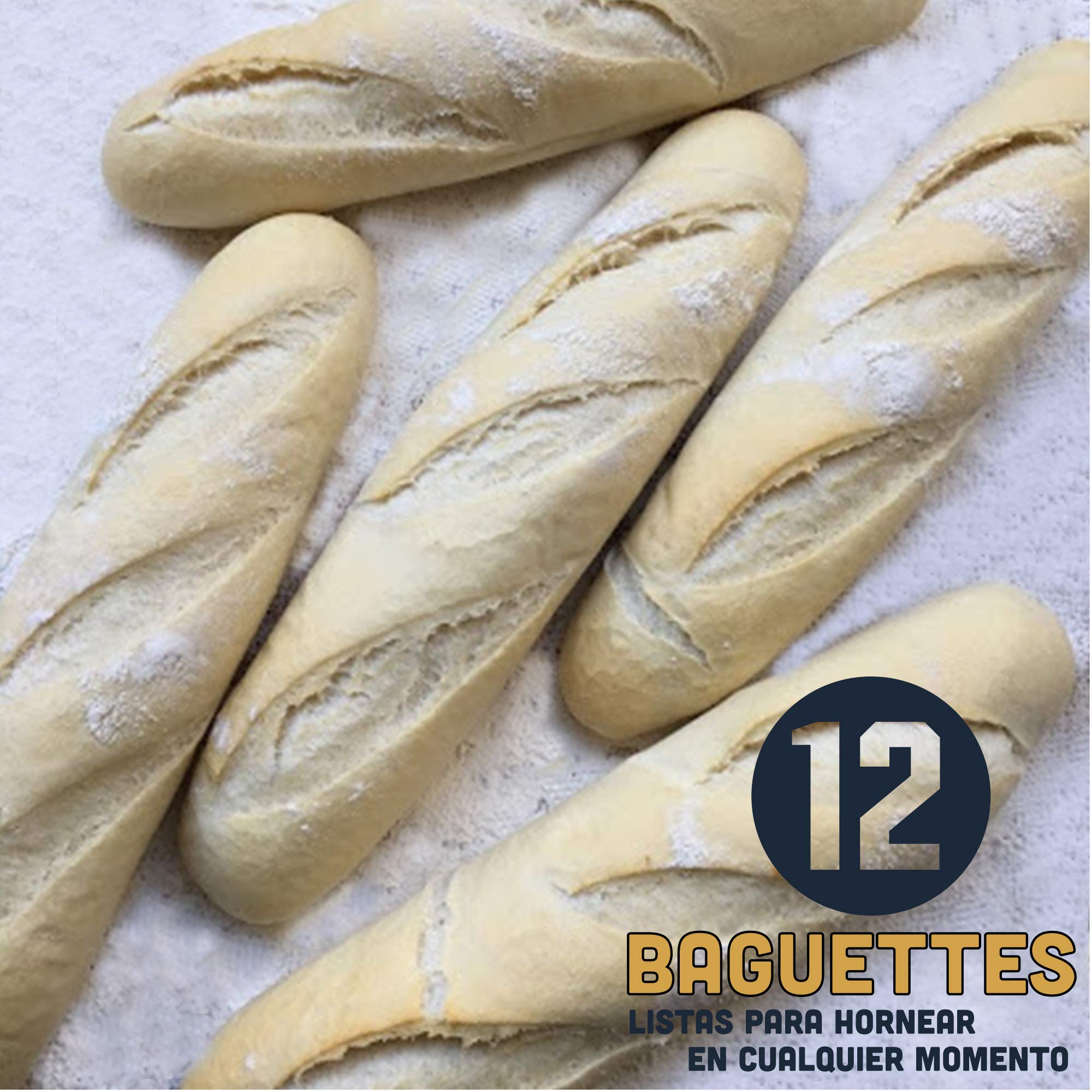 Pan SiempreTierno Baguettes 110g 1320g total 88 dni bez chłodzenia Atmosfera Protectora