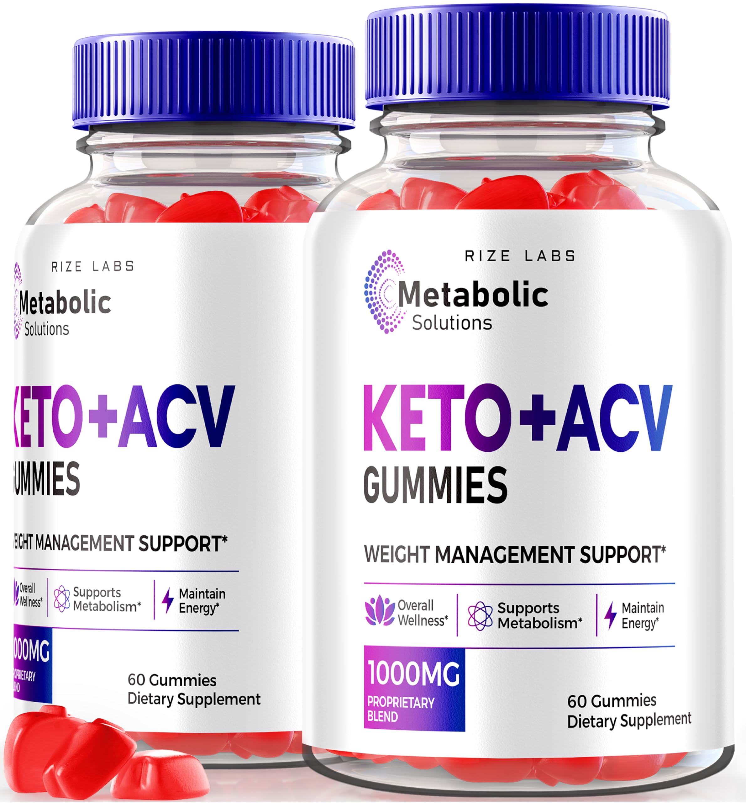 (Pack of 2 Metabolic Solutions Keto + ACV Gummies for Advanced Weight Loss, Formula Supplement, Reviews (120 Gummies)